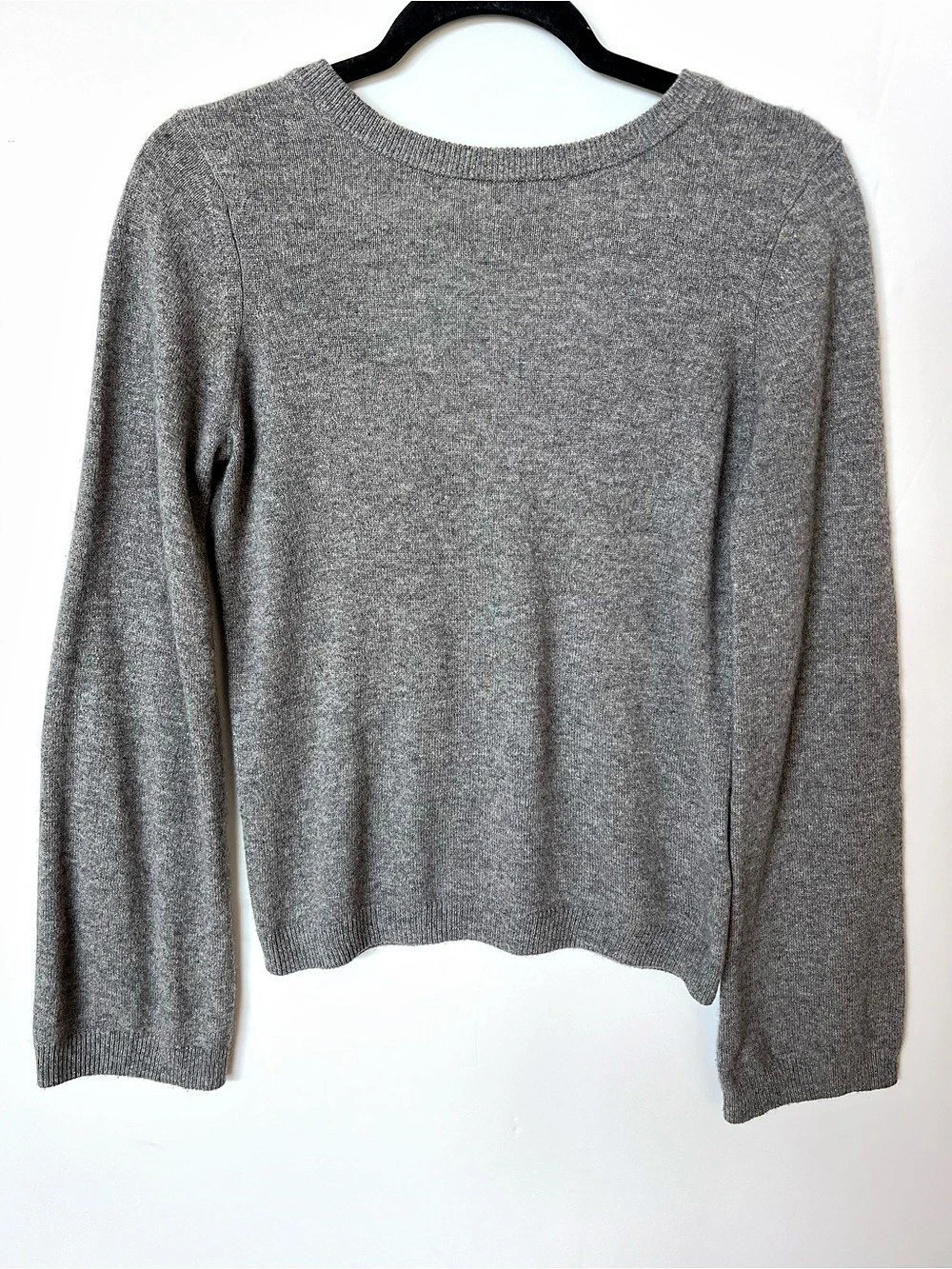 Equipment Cashmere Sweater with V-Neck Back.
